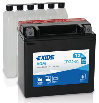 AKUMULATOR EXIDE YTX14-BS / ETX14-BS 12Ah AGM 