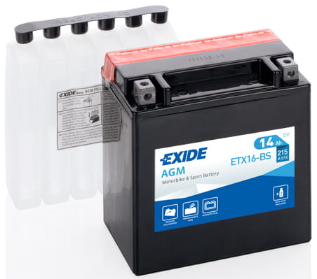 AKUMULATOR EXIDE YTX16-BS / ETX16-BS 14Ah AGM 