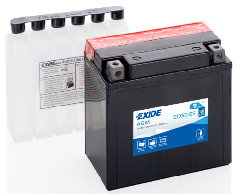 AKUMULATOR EXIDE YTX9C-BS / ETX9C-BS 9Ah AGM 
