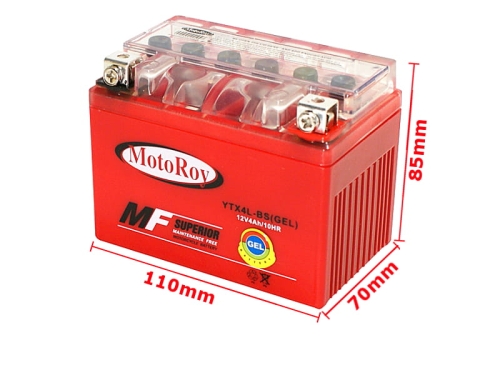 AKUMULATOR MF YTX4L-BS (GEL) 4Ah 