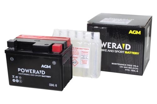 AKUMULATOR POWERAID CB4L-B 4Ah AGM 