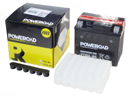 AKUMULATOR POWEROAD YTX5L-BS 4Ah 