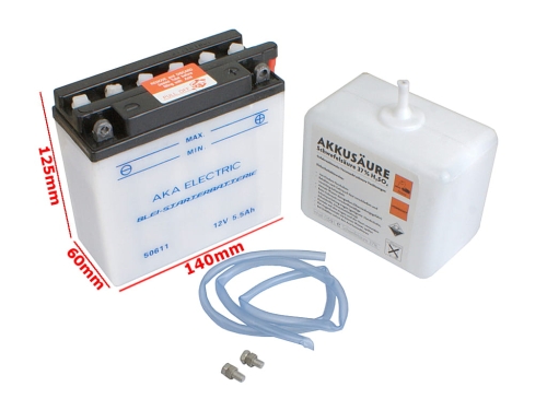 AKUMULATOR AKA ELECTRIC 12N5.5-3B 5.5Ah DE 