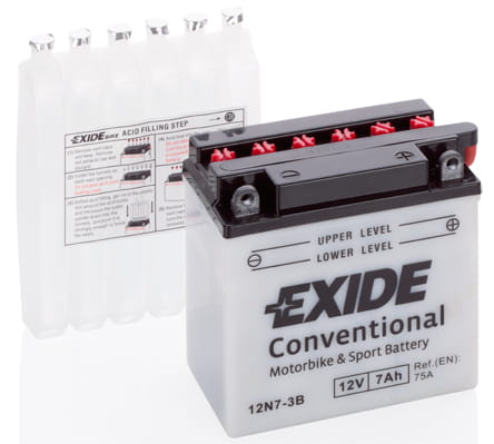 AKUMULATOR EXIDE 12N7-3B 7Ah 