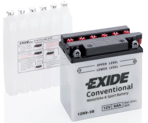 AKUMULATOR EXIDE 12N9-3B 9Ah 