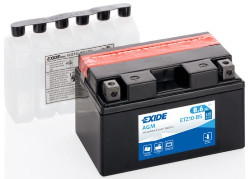 AKUMULATOR EXIDE ETZ10-BS 8,6Ah YTX10-BS AGM 