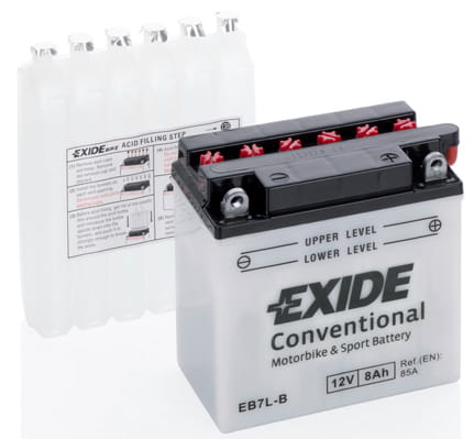 AKUMULATOR EXIDE YB7L-B / EB7L-B 8Ah 