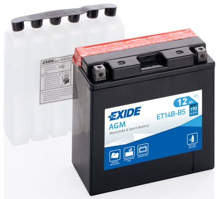 AKUMULATOR EXIDE YT14B-BS / ET14B-BS 12Ah AGM 
