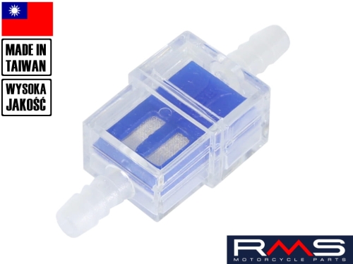 FILTR PALIWA ATTACO TURBO FI 7 MM NIEBIESKI TAIWAN 