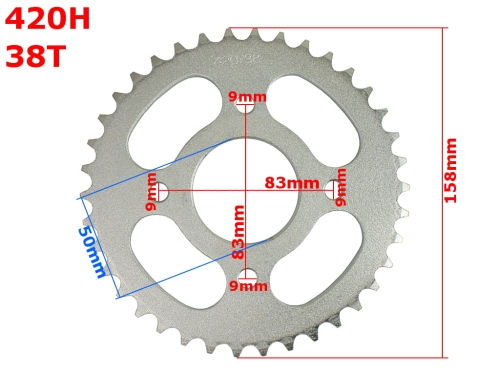 ZĘBATKA TYŁ CZOPER 38Z 420H 