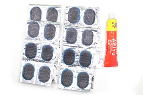 ŁATKA DO DĘTKI PROSTOKĄTNA 25 SZTUK + KLEJ 