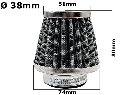 FILTR POWIETRZA ATV 110 38mm HB 
