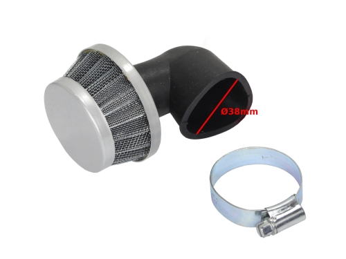 FILTR POWIETRZA ATV 110 38mm KRÓTKI KĄT 90 HB 