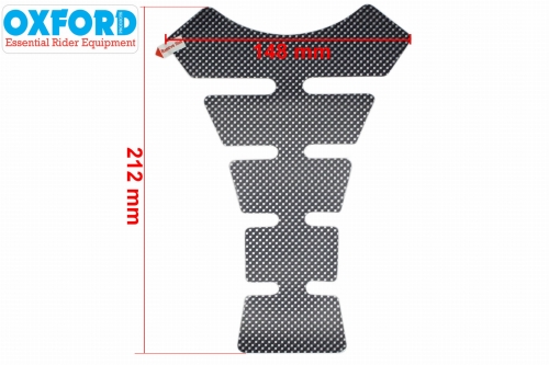 TANKPAD OXFORD NAKLEJKA NA ZBIORNIK CARBON 