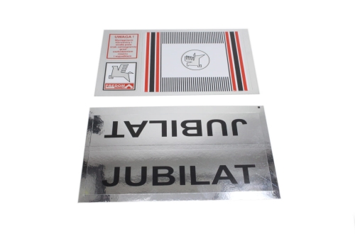 ROWER NAKLEJKA ROMET PREDOM JUBILAT 160x100mm 