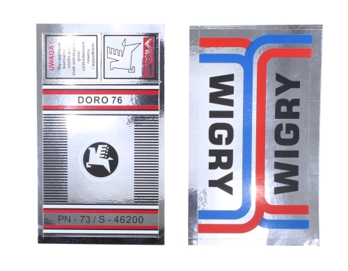 ROWER NAKLEJKA ROMET PREDOM WIGRY 160x100mm 