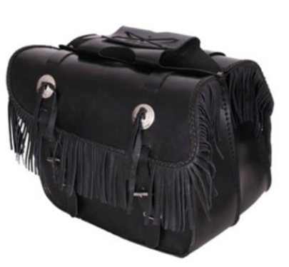 SAKWA NAL Z FRĘDZLAMI SKÓRA NATURLNA L/P KOMPLET 