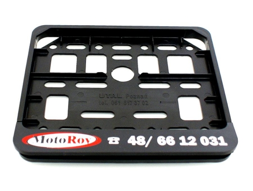 RAMKA POD TABLICE REJESTRACYJNĄ MOTOROWEROWA 