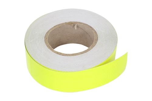 ODBLASK TAŚMA ŻÓŁTA NEONOWA 1M SZEROKOŚĆ 5CM 