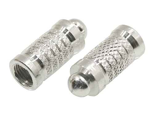 NAKRĘTKA WENTYLKA PROSTA SREBRNA KPL 2 SZT 