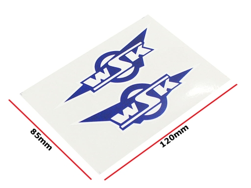 NAKLEJKA WSK NIEBIESKA KPL. 