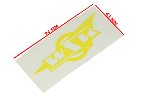 NAKLEJKA WSK ŻÓŁTA 