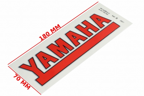 NAKLEJKA YAMAHA CZERWONA 951 KAT-G 