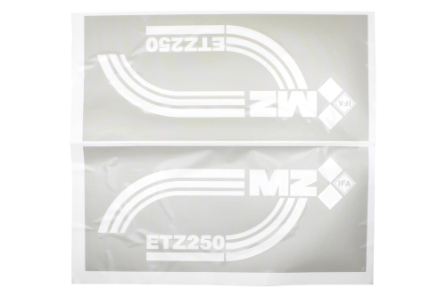 NAKLEJKA SZABLON MZ ETZ 250 FALA 420mm x 380mm 