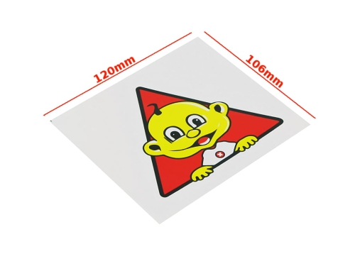 NAKLEJKA UWAGA DZIECKO 0049 