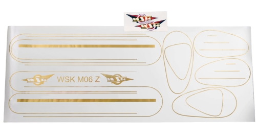 NAKLEJKA WSK 125 M06 KPL SZPARUNKI 