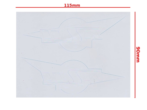 NAKLEJKA WSK BIAŁA GM 