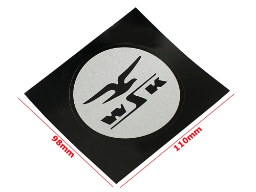 NAKLEJKA WSK CZARNA KAT-G 