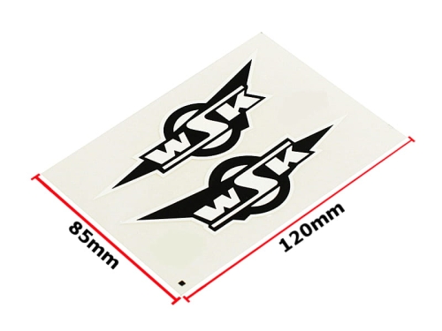 NAKLEJKA WSK CZARNA KPL. KAT-E 