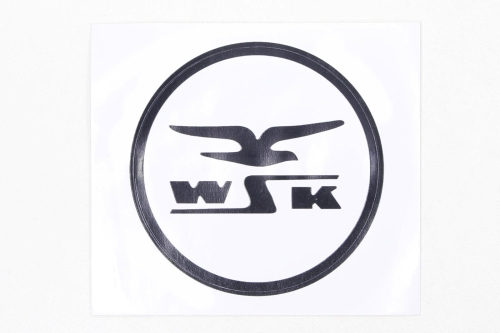 NAKLEJKA WSK CZARNA/BIAŁE TŁO 0539 KAT-G 