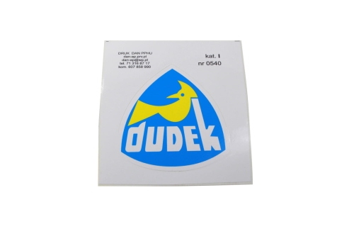 NAKLEJKA WSK DUDEK 85mm x 95mm KAT I 0540 