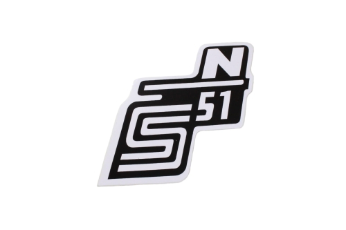 NAKLEJKA SIMSON S51 N BIAŁA 