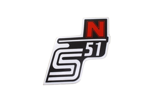 NAKLEJKA SIMSON S51 N CZERWONA 