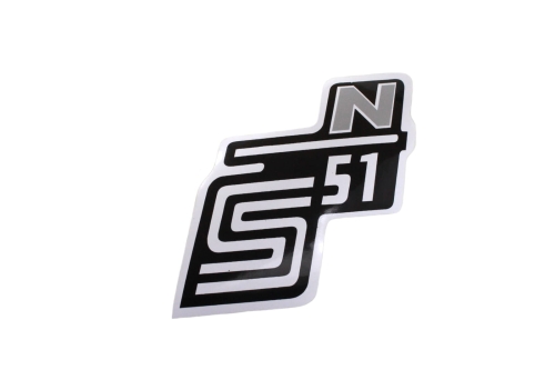 NAKLEJKA SIMSON S51 N SREBRNA 