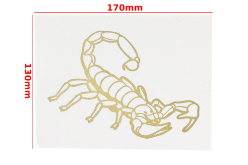 NAKLEJKA SKORPION ZŁOTY KAT-E 