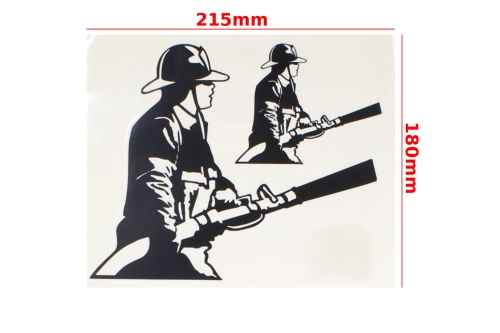 NAKLEJKA STRAŻAK 468 KAT-G 