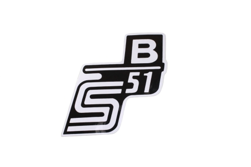 NAKLEJKA SIMSON S51 B BIAŁA 