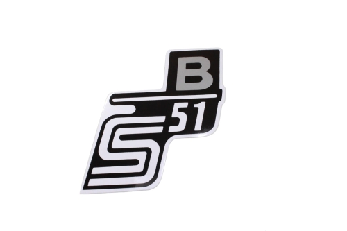 NAKLEJKA SIMSON S51 B SREBRNA 