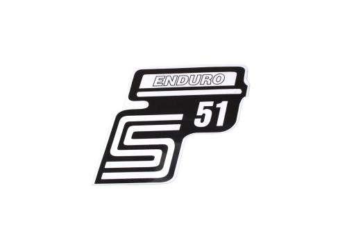 NAKLEJKA SIMSON S51 ENDURO BIAŁA 