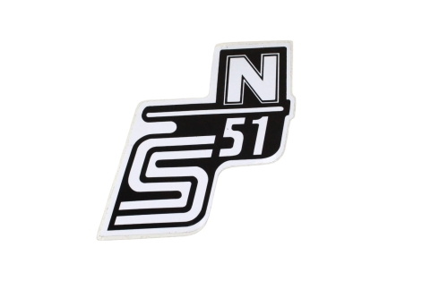 NAKLEJKA SIMSON S51 N BIAŁA 