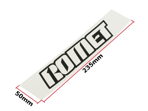 NAKLEJKA ROMET NEW STYLE SREBRNA 0535 KAT-E 