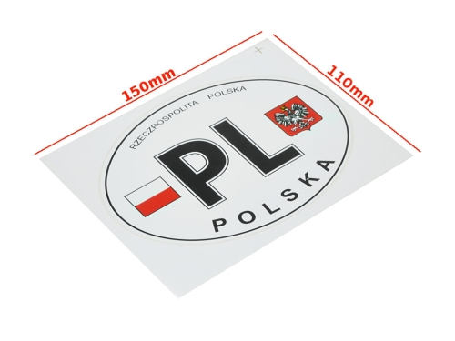 NAKLEJKA PL POLSKA 