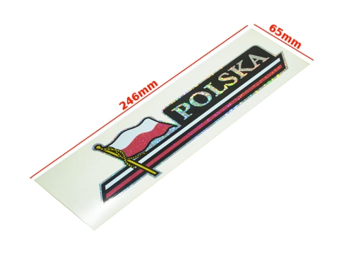 NAKLEJKA PL POLSKA KAT-I 