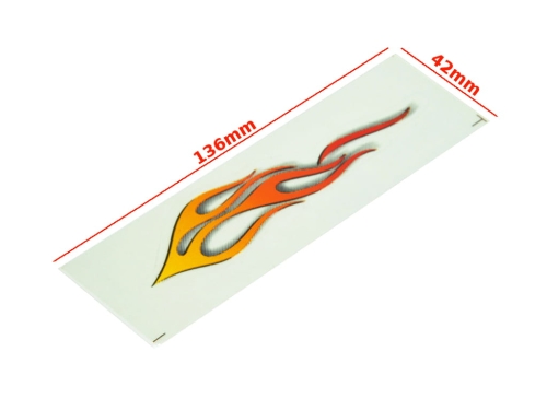 NAKLEJKA PŁOMIENIE 0284 MAŁA KAT-E 