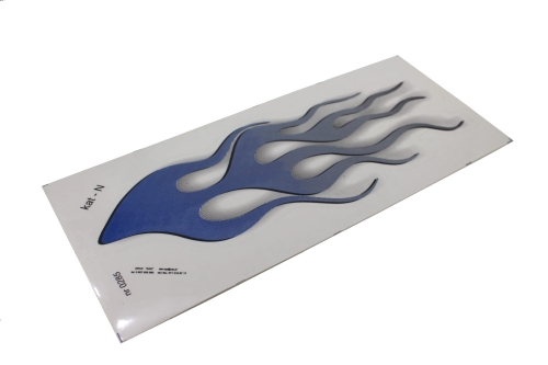 NAKLEJKA PŁOMIENIE DUŻA NIEBIESKA KAT-N 0285 