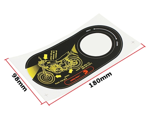 NAKLEJKA MZ ETZ KORKA ZBIORNIKA 